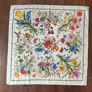 Floral Square Scarf